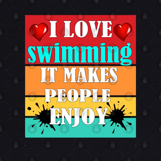 I love swimming, It makes people enjoy by Emma-shopping